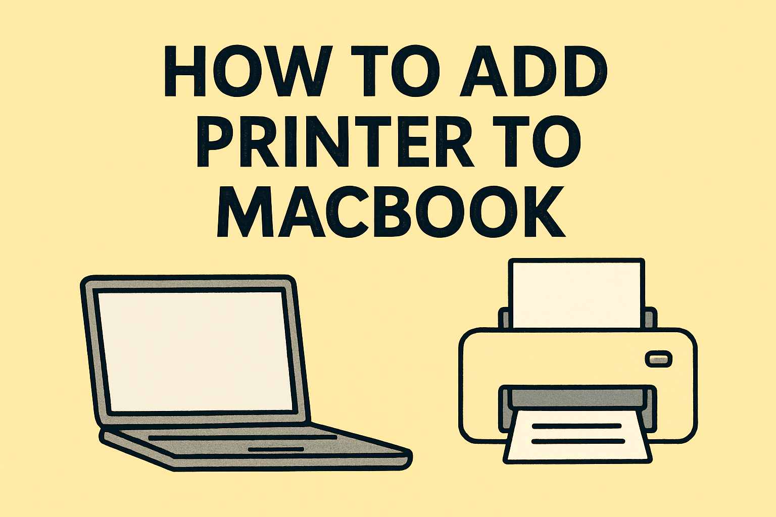 how to add printer to macbook