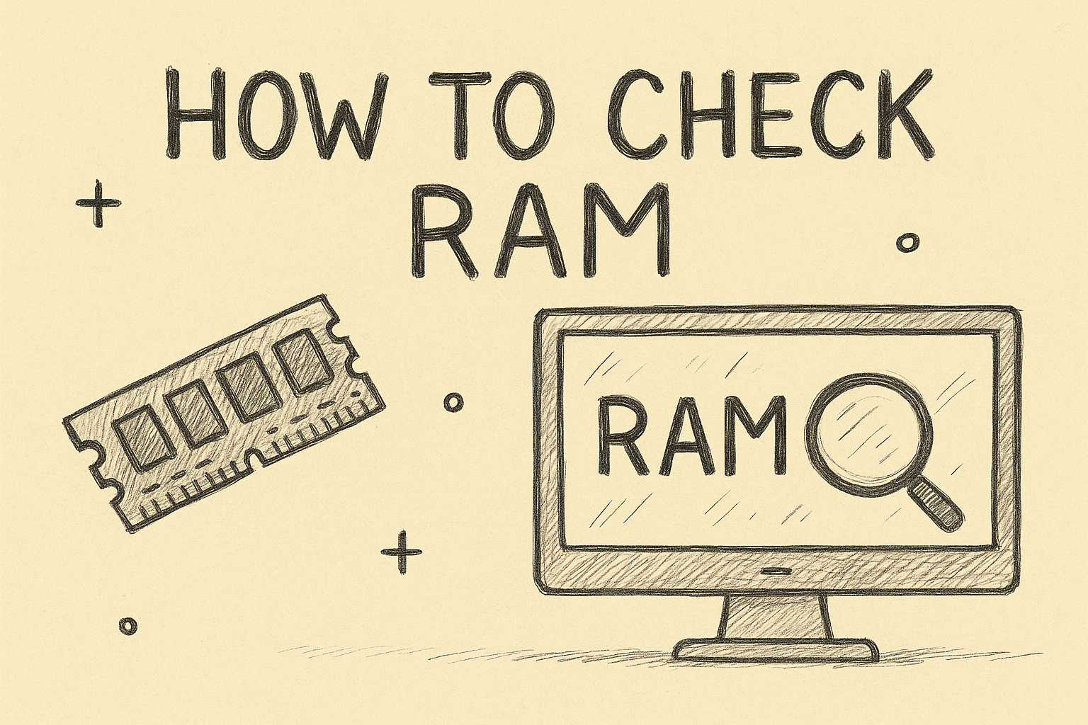 how to check ram