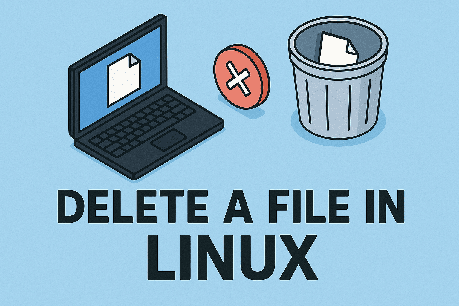 how to delete a file in linux