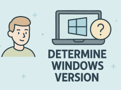 how to determine windows version