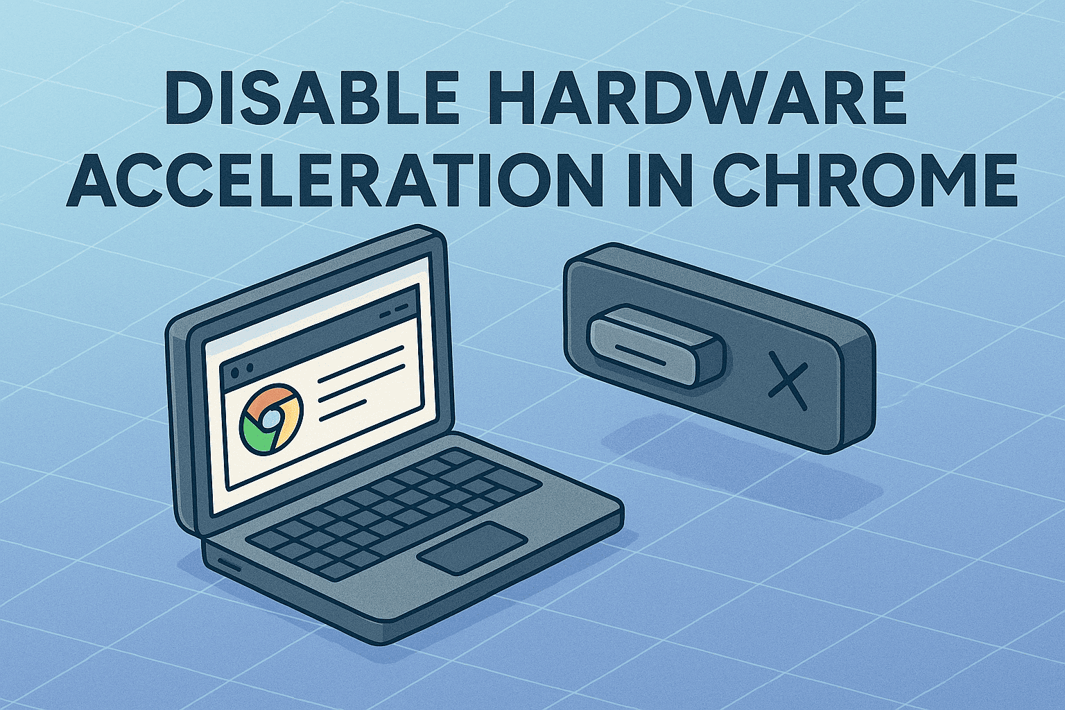how to disable hardware acceleration in chrome