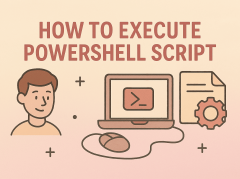 how to execute powershell script