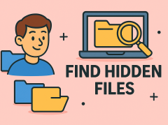 how to find hidden files