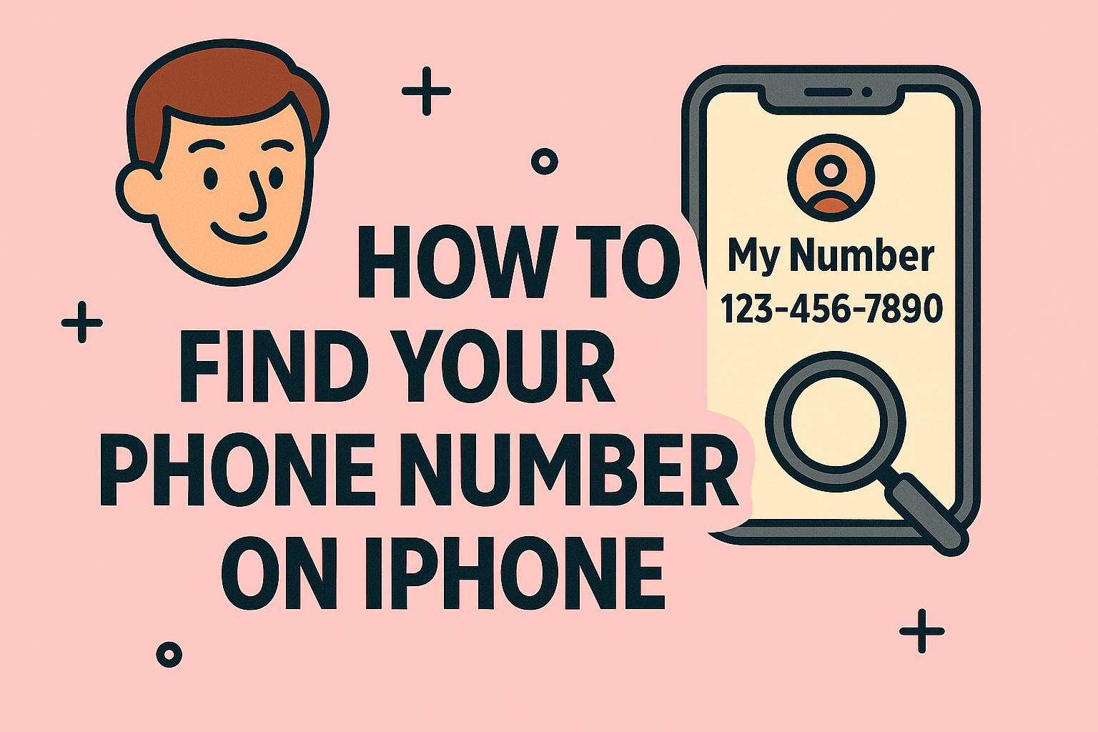 how to find your phone number on iphone