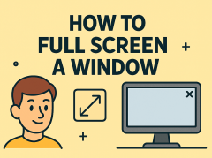 how to full screen a window
