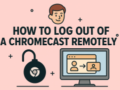 how to log out of a chromcast remotely