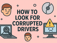 how to look for corrupted drivers