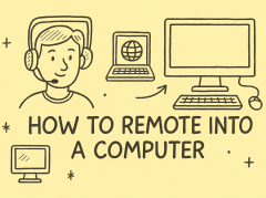 how to remote into a computer