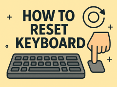 how to reset keyboard