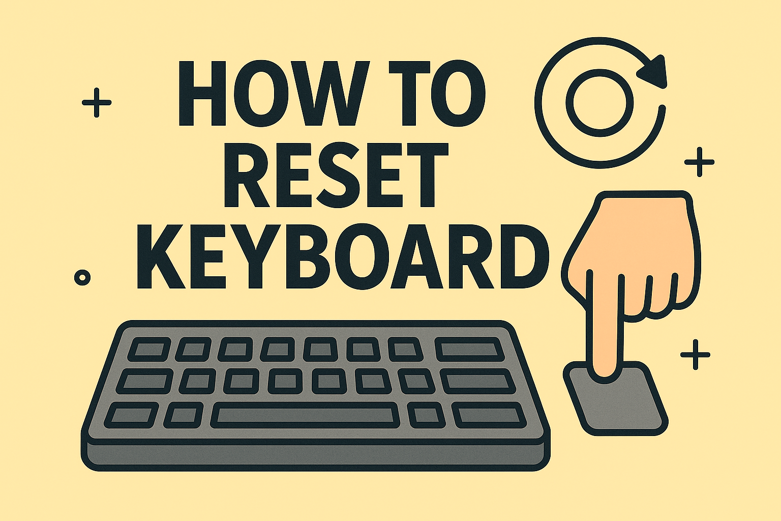 how to reset keyboard