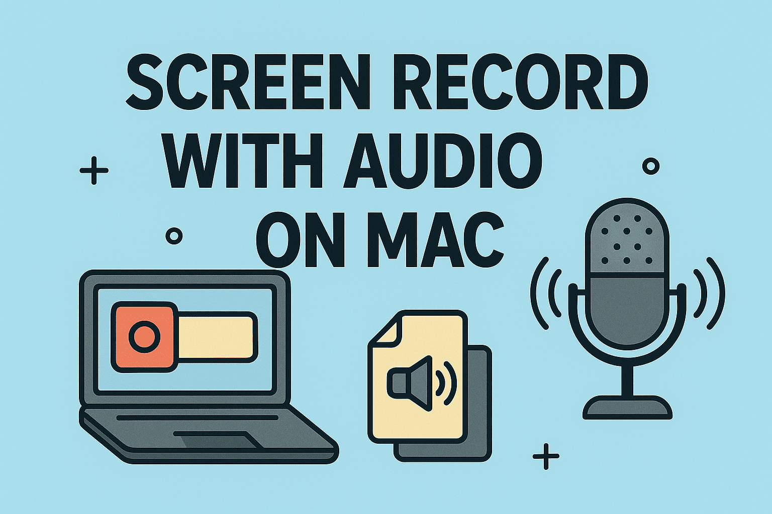 how to screen record with audio on mac