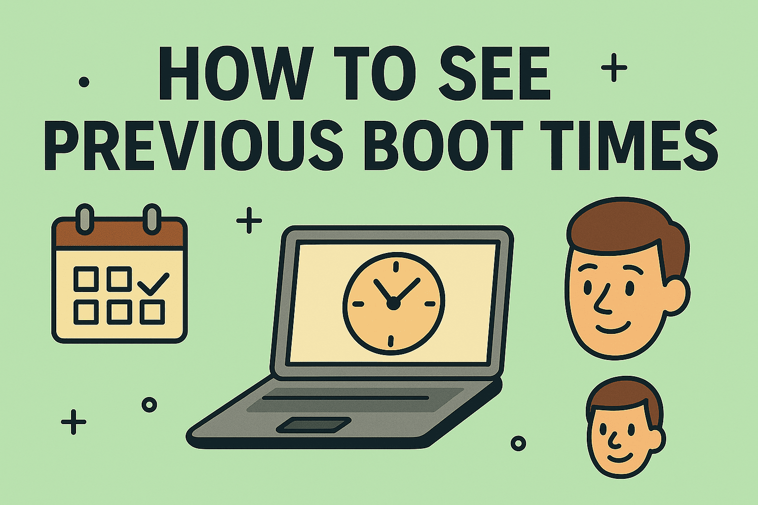 how to see previous boot times