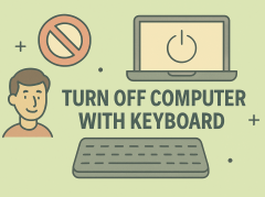 how to turn off computer with keyboard