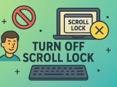 how to turn off scroll lock