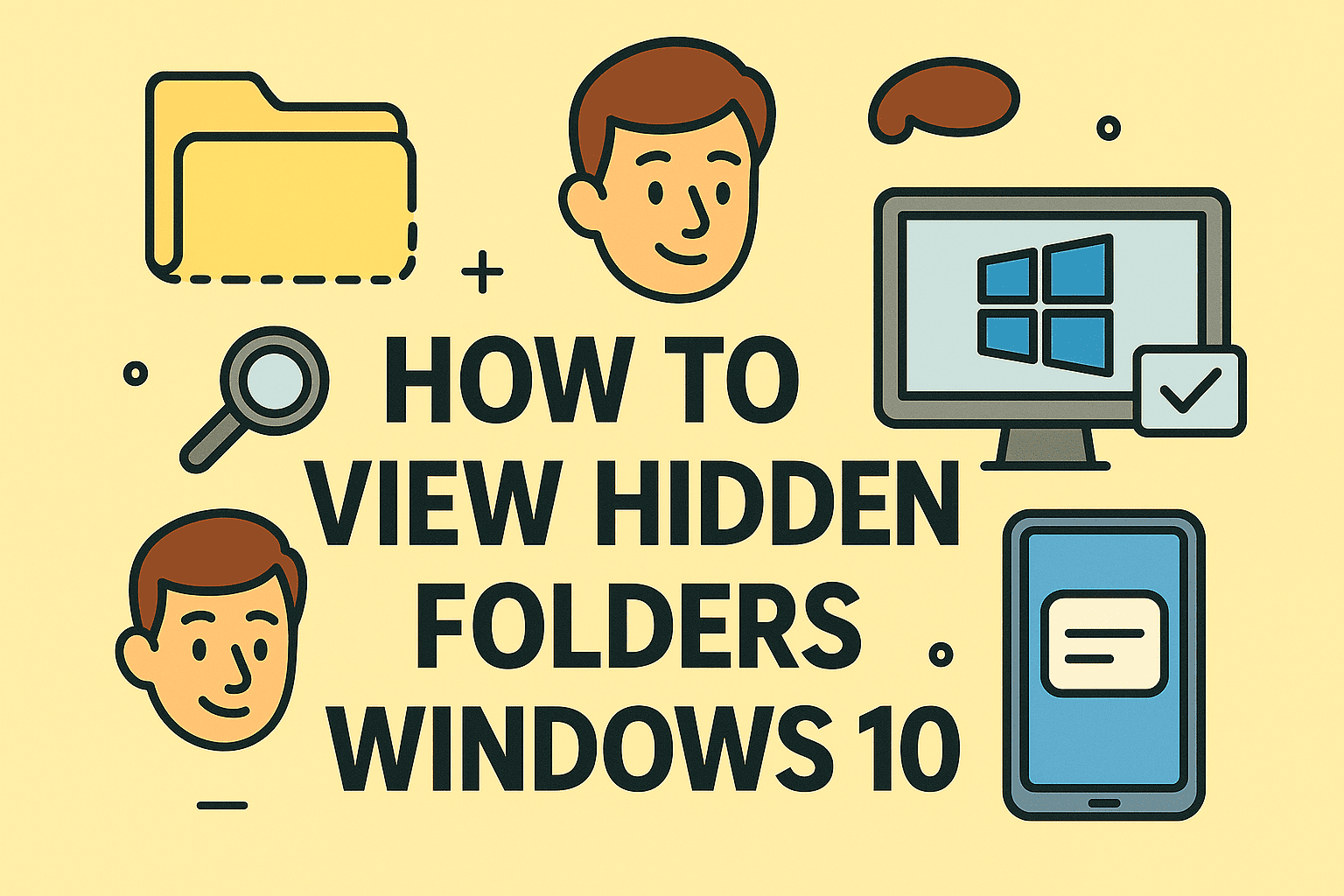 how to view hidden folders windows 10