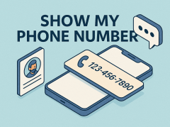 show my phone number