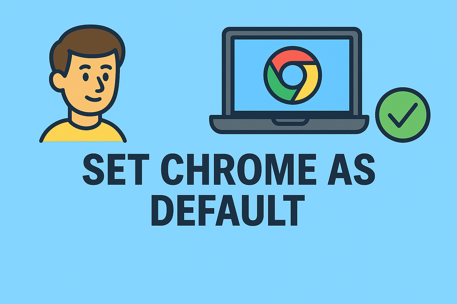 how can i set chrome as default browser