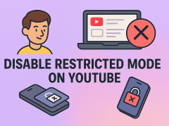 how do i disable restricted mode on youtube