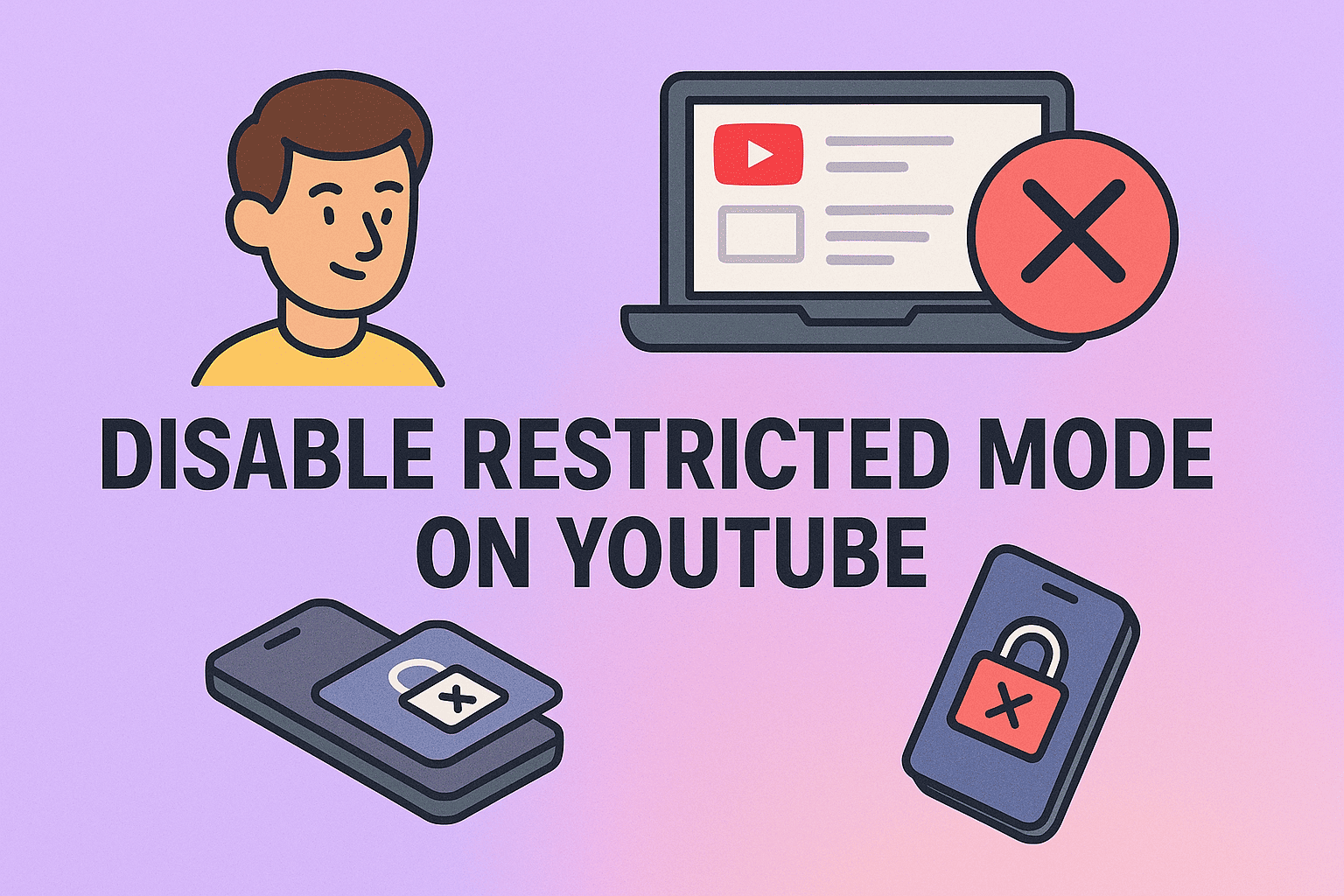 how do i disable restricted mode on youtube