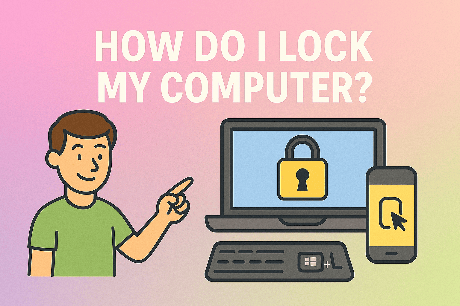 how do i lock my computer