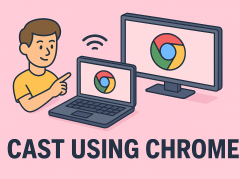 how to cast using chrome