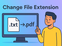how to change file extension