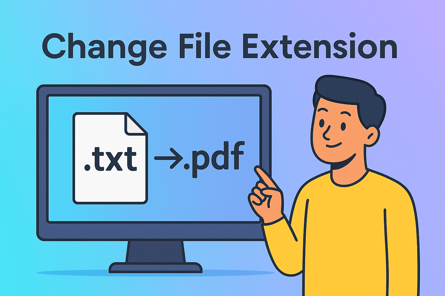 how to change file extension