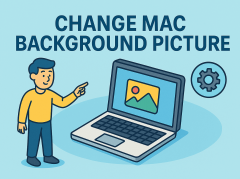 how to change mac background picture