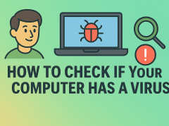 how to check if your computer has a virus