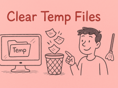 how to clear temp files