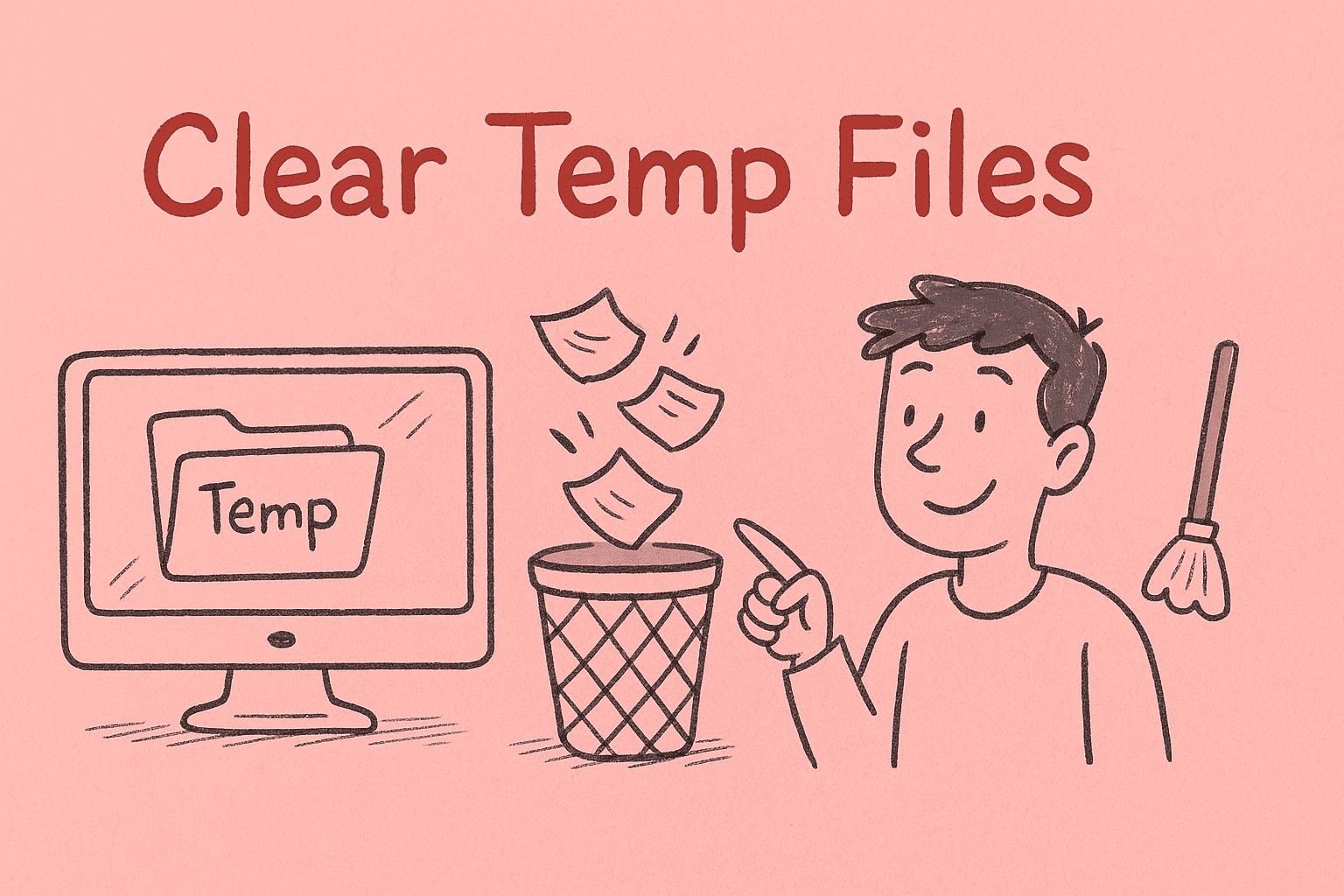 how to clear temp files