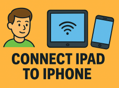 how to connect ipad to iphone