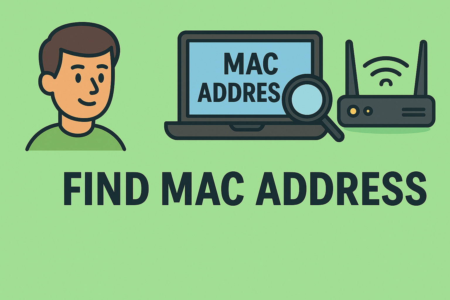 how to find mac address on macbook