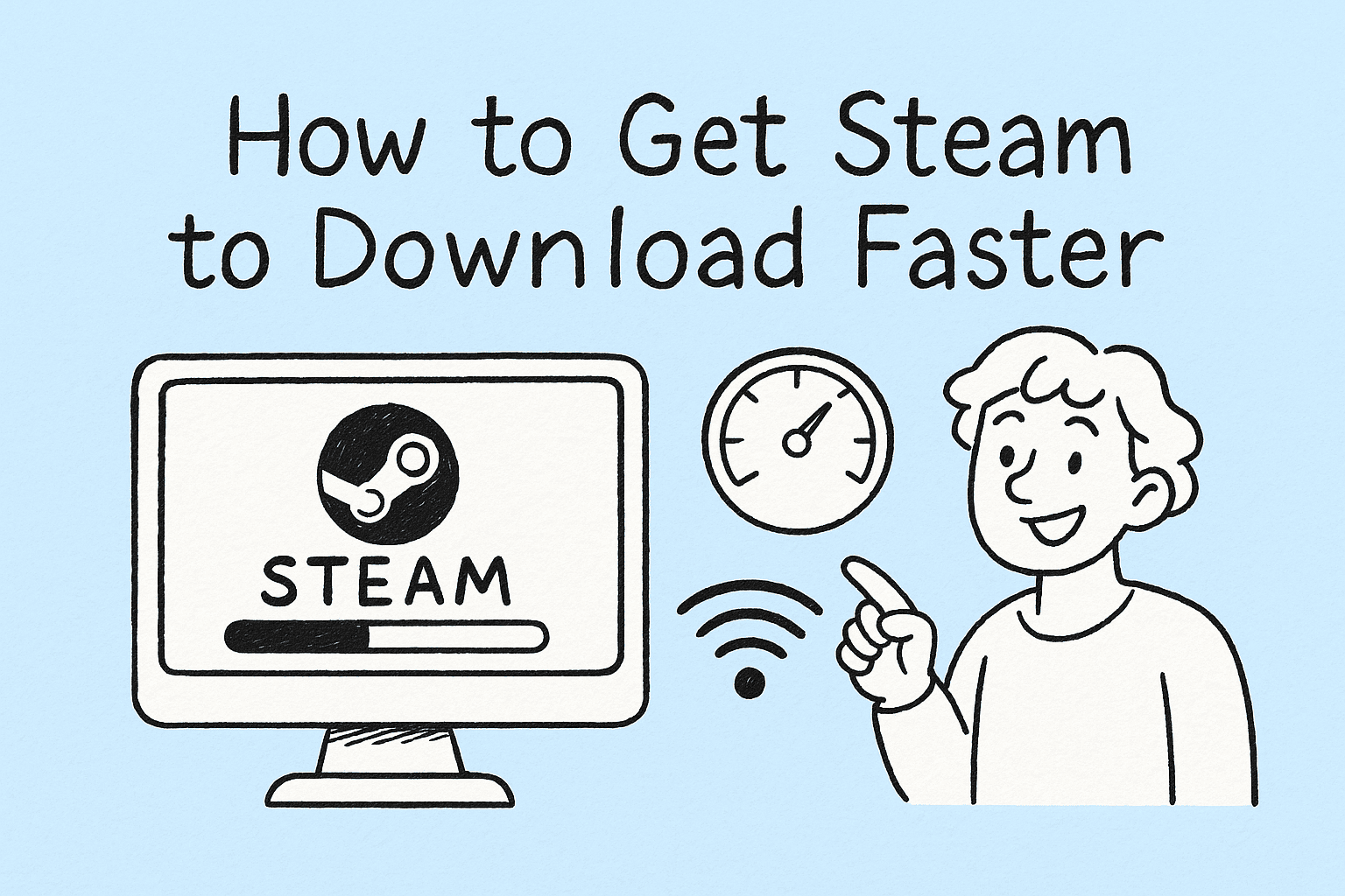 how to get steam to download faster