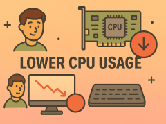 how to lower cpu usage
