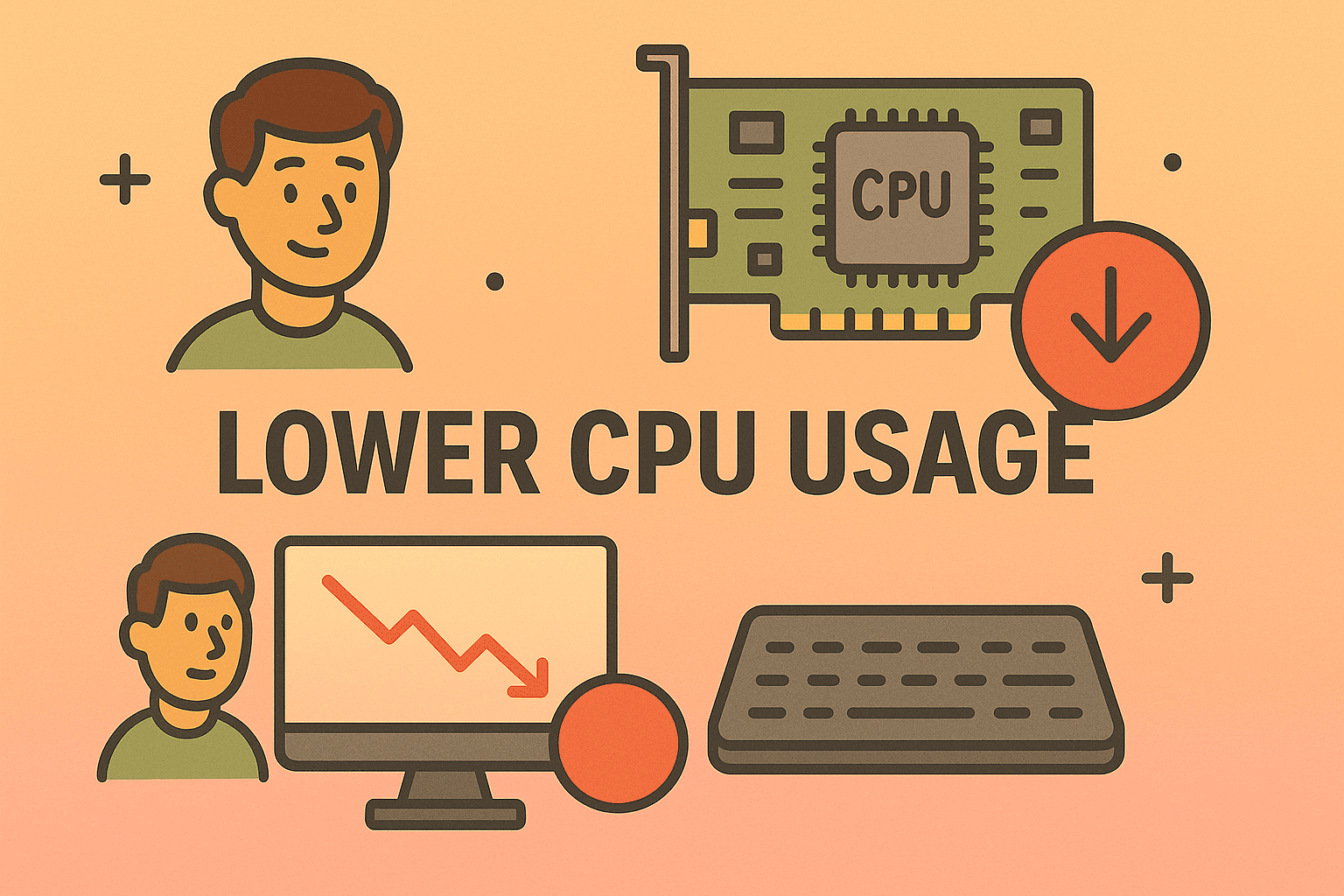 how to lower cpu usage