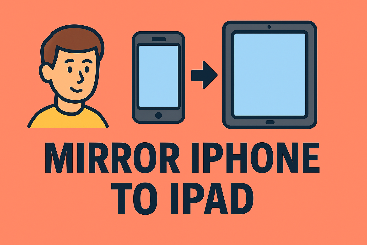 how to mirror iphone to ipad