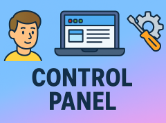 how to open control panel