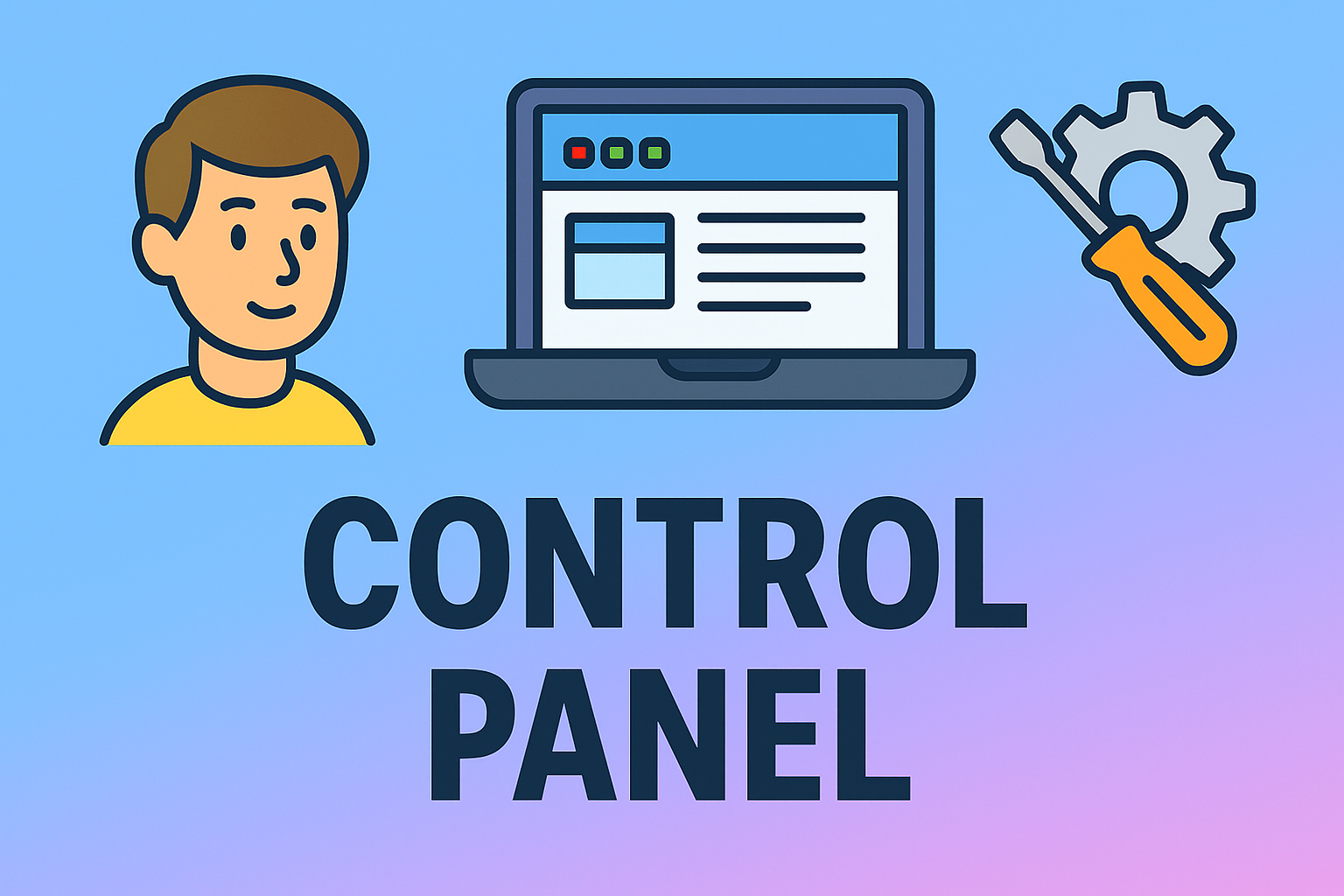 how to open control panel