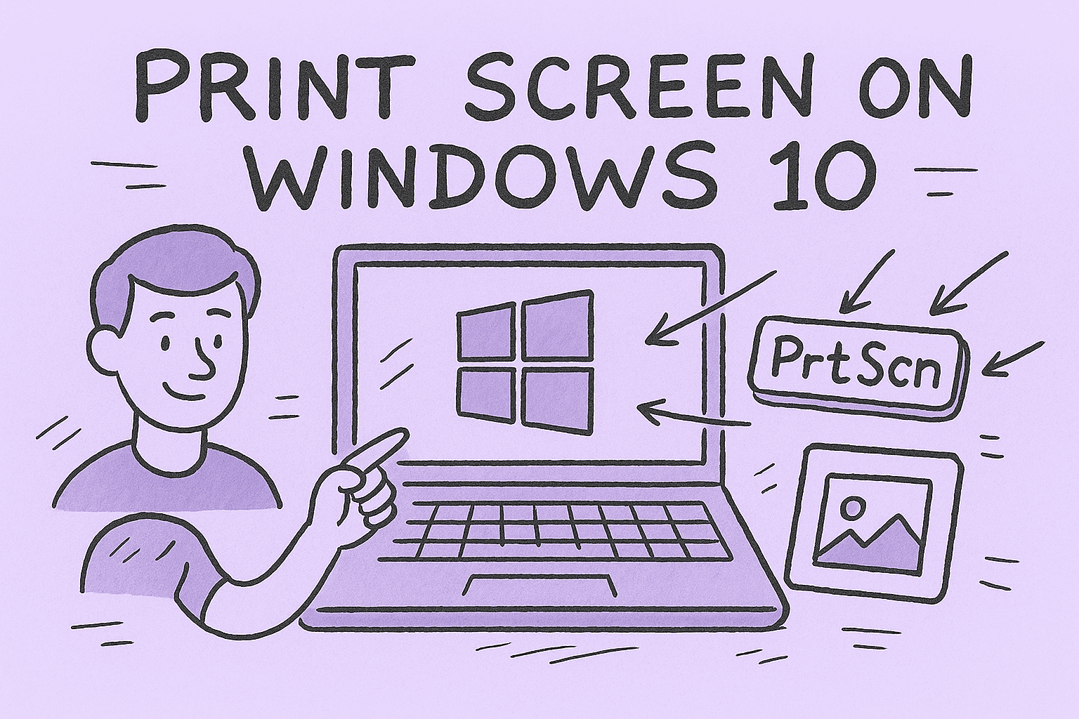 how to print screen on windows 10