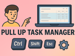 how to pull up task manager