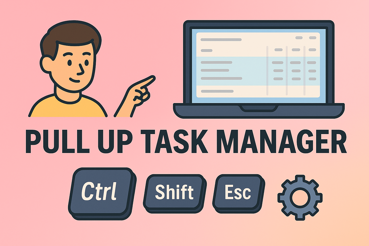 how to pull up task manager