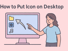 how to put icon on desktop