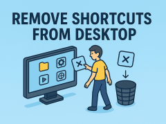 how to remove shortcuts from desktop