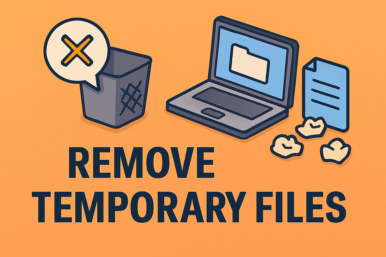 how to remove temporary files