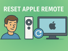 how to reset apple remote