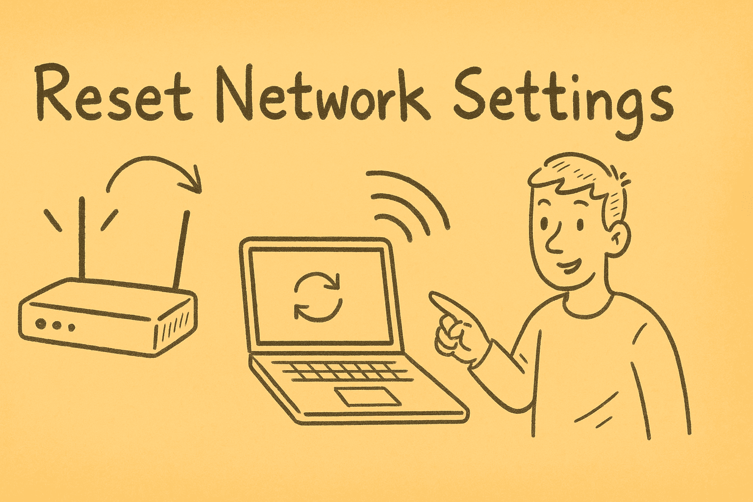 how to reset network settings