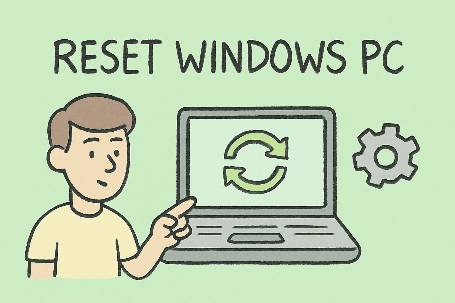 how to reset windows pc