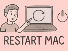 how to restart mac