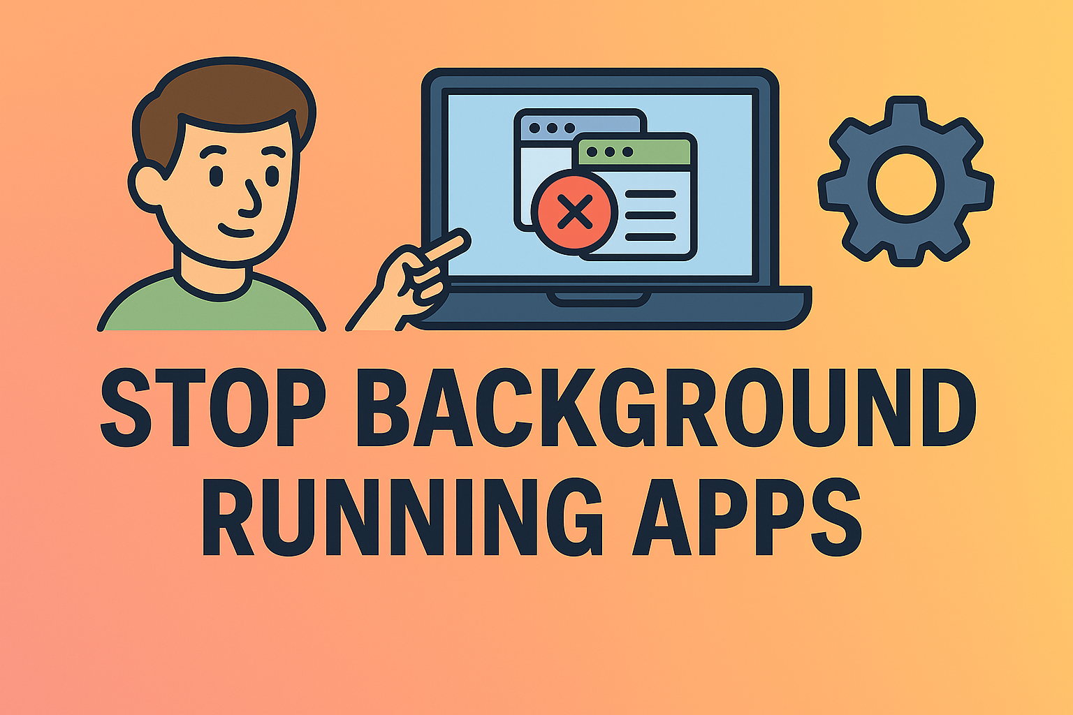 how to stop apps from running in the background